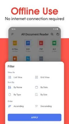 Document Reader PDF, Word Doc android App screenshot 13