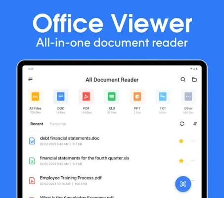 Document Reader PDF, Word Doc android App screenshot 5